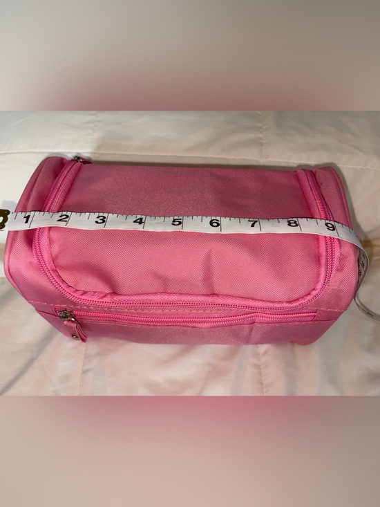 Unbranded Handbags - Compact Pink Travel Cosmetic Case for Women